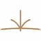 Ekena Millwork Davenport Timber Gable Bracket, Western Red Cedar, 108"W x 54"H x 3 1/2"D x 3 1/2"F, 12/12 Pitch GBW108X54X0404DAV00SWR - alternate 1